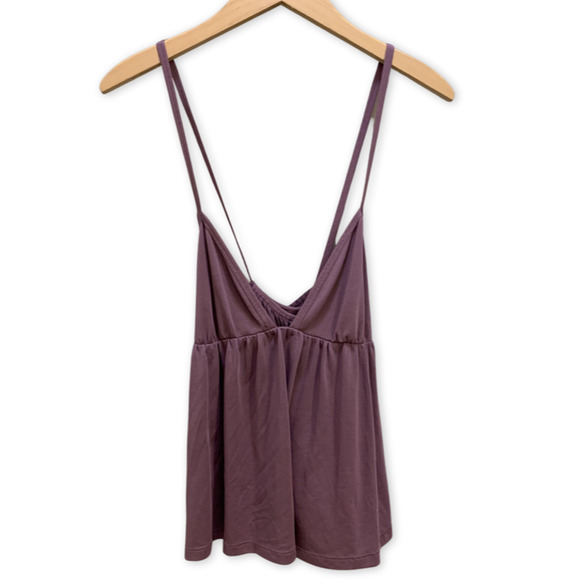 Express One Eleven Purple Babydoll Tank Top Size M - Picture 2 of 4